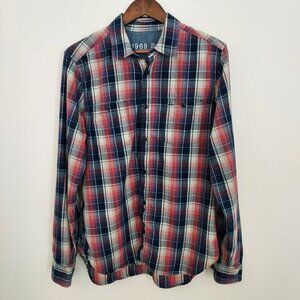 Gap 1969 Cotton Button Down Long Sleeve Casual Shirt